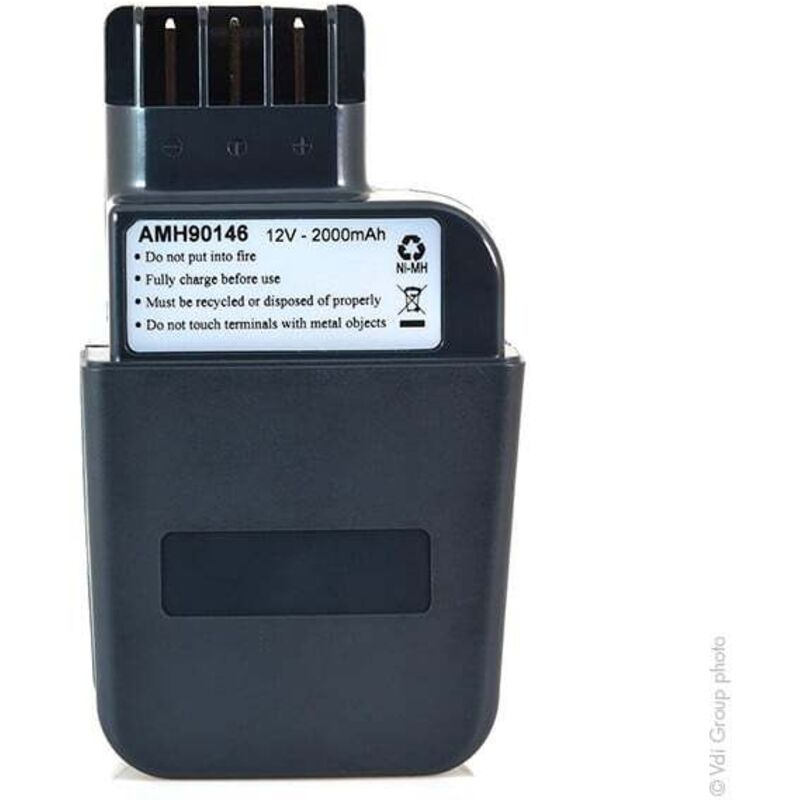 Batterie visseuse, perceuse, perforateur, ... compatible Metabo 12V 2Ah - AMN90413172 - NX