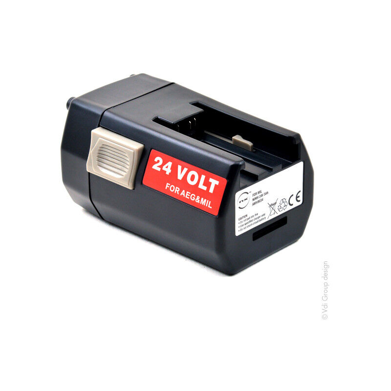 Batterie visseuse, perceuse, perforateur, ... compatible Milwaukee 24V 3Ah - 493237609 - NX