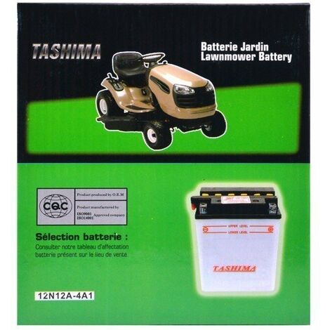 Batterie voiture 12V 12Ah – Borne positive à gauche – Capacité 0,75L – Électrolyte séparé – Longueur 134mm – Venditadimobilionline