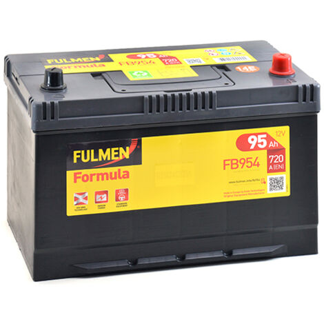 Batterie voiture 12V 95Ah – FB954 – Plomb Calcium pour Toyota Land Cruiser 90 – Performance durable et fiable – Fulmen