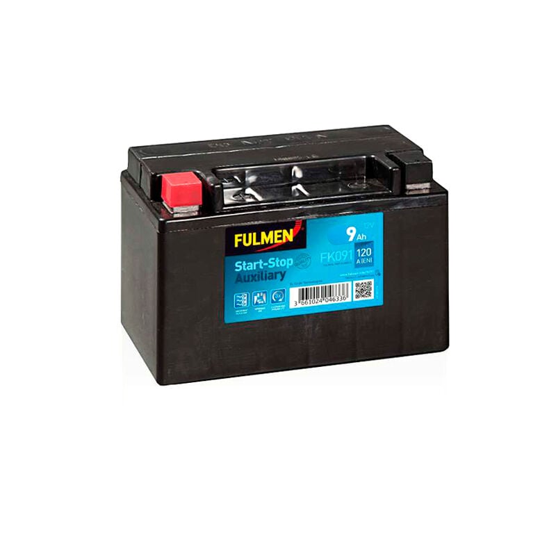 Fulmen - Batterie voiture FULMEN Start-Stop Auxiliary FK091 12V 9Ah 120A