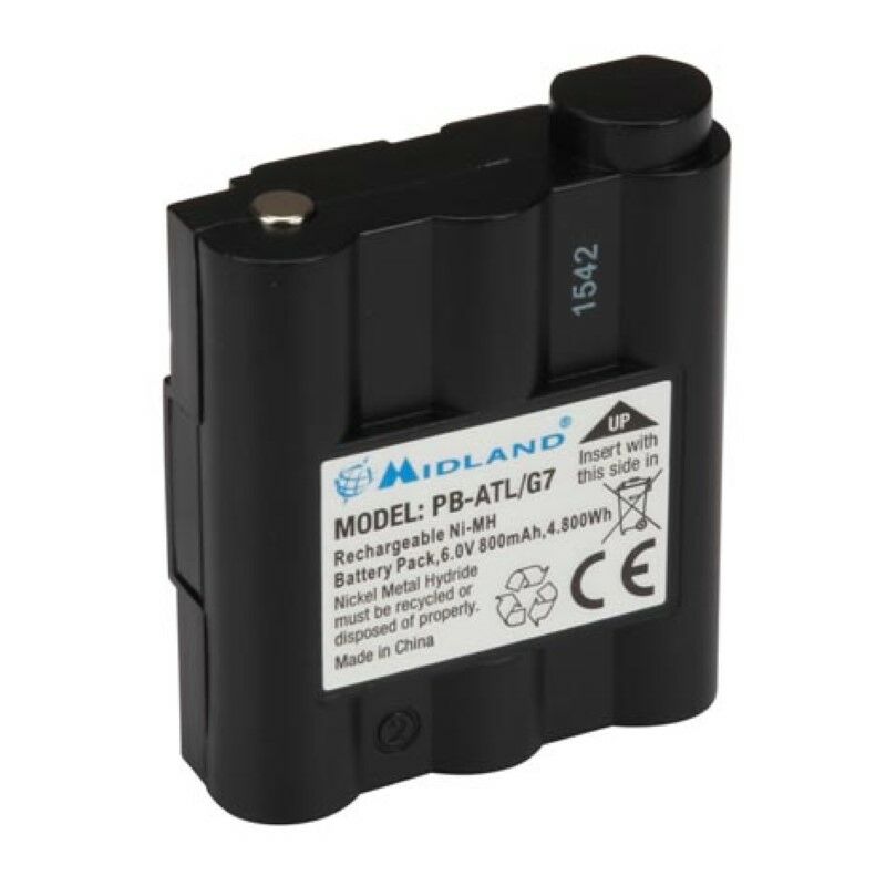 Midland - Alan batterie de rechange Ni-MH 800mAh pour ALN004 & ALN020 ( G7)