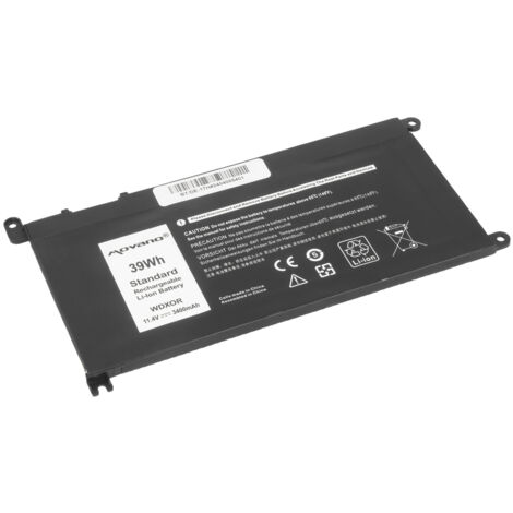 Batterie WDX0R P75F P62F P66F T2JX4 WDXOR pour Dell