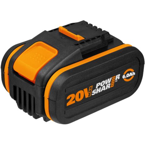 batterie worx wa3641 20v 6.0ah lithium-ion