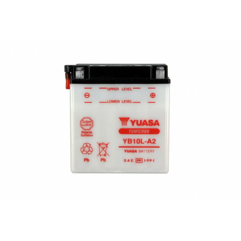 Batterie YB10L-A2 Conventionnelle Avec Entretien - Livrée Sans Acide