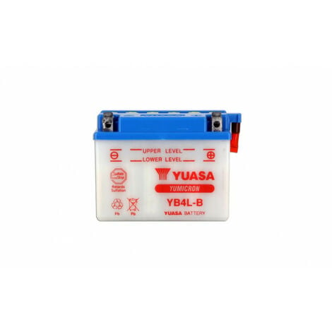 Batterie YB4L-B Conventionnelle Avec Entretien - Livrée Sans Acide