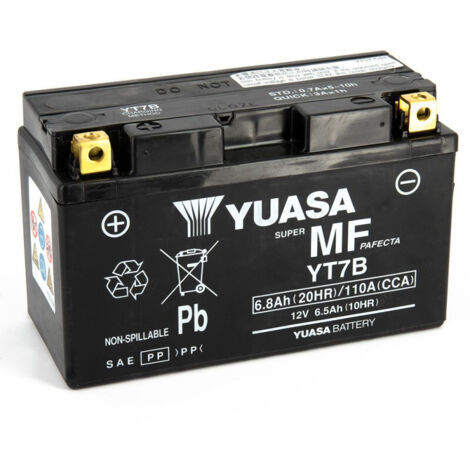 Batterie YT7B-BS SLA AGM - Sans Entretien - Prête à l'emploi.