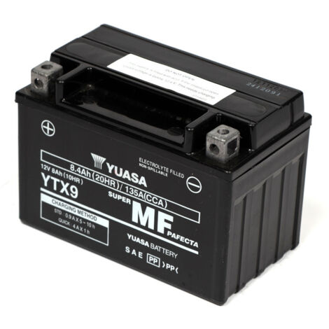 Batterie YTX9 SLA AGM - Sans Entretien - Prête à l'emploi.