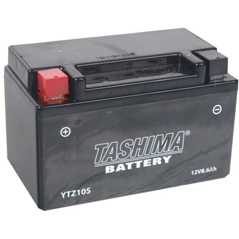 Batterie YTZ10S + à gauche