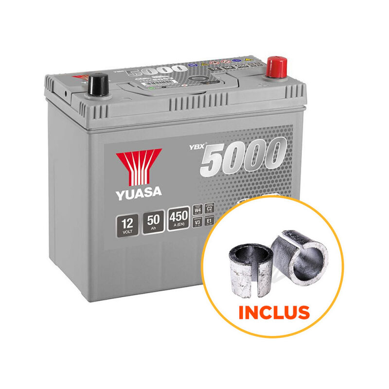 Batterie Yuasa Silver YBX5053 12v 50ah 450A Hautes performances
