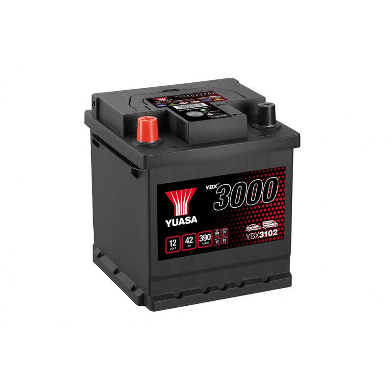 Yuasa - Batterie voiture YBX3102 12V 42Ah 390A