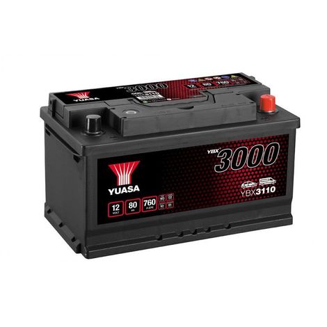Yuasa - Batterie voiture Yuasa YBX3110 12V 80Ah 760A