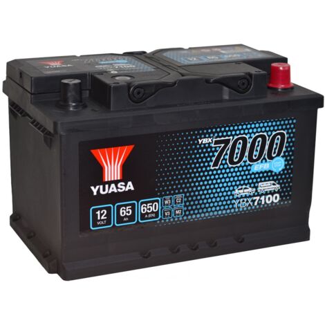 Batterie YUASA YBX7110 EFB 12V 75AH 730A LB4D