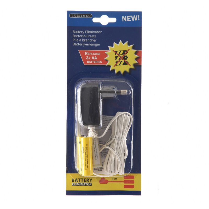 Lumineo Zubehör 4.5 Volt Batterie Adapter Aa - Ersetzt 3 Aa Batterien