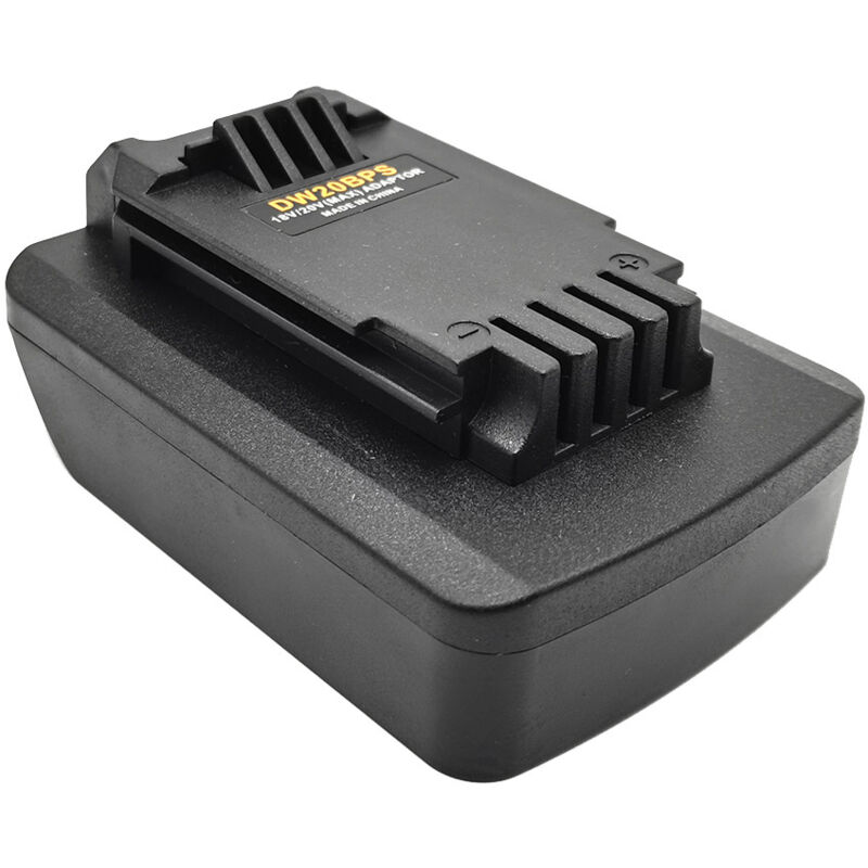 Image of Batterieadapter für 18 V/20 v Lithium, konvertiert in Schwarz & 18 v 20 v Werkzeug