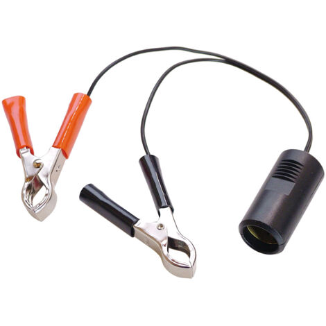 Batterieadapter mit Zigarettenanzünder 12V oder 24V 1m 2x0,75 mm²