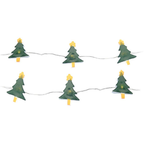 Batteriebetriebene Girlande mit 20 LEDs für Weihnachtsdekoration 1,3m