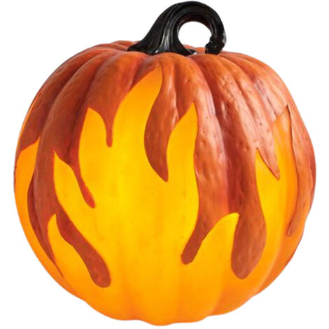 Batteriebetriebene Halloween-Kürbislaterne – Leuchtende Flammendekoration für Partys und Innenräume