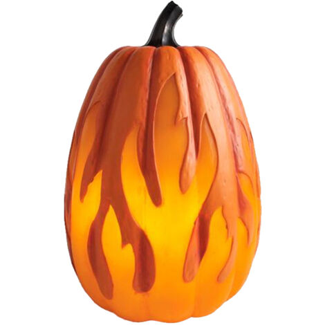 Batteriebetriebene Halloween-Kürbislaterne – Leuchtende Flammendekoration für Partys und Zuhause