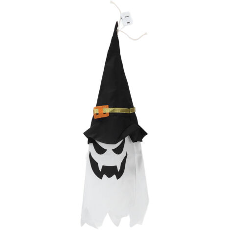 Batteriebetriebene LED-Geisterlaterne, 3 warmweiße Lichtmodi für Halloween – Dekoration für Garten und Hof