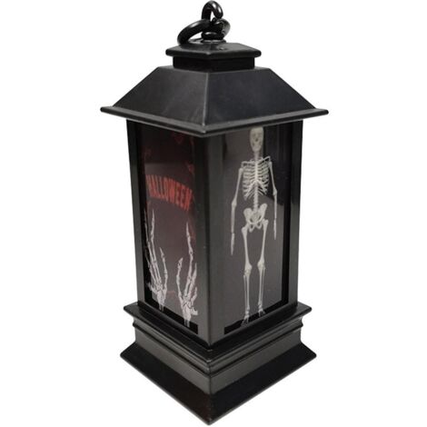 Batteriebetriebene LED-Halloweenlaterne – Gruselige Tischdekoration für Partys