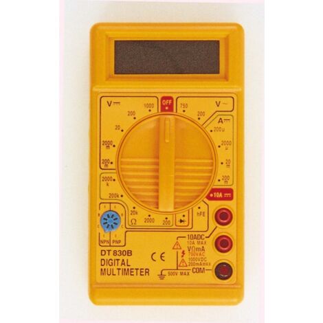 BATTERIEBETRIEBENER DIGITALER TESTER MIT SELBSTSCHIRMENDER ANZEIGE
