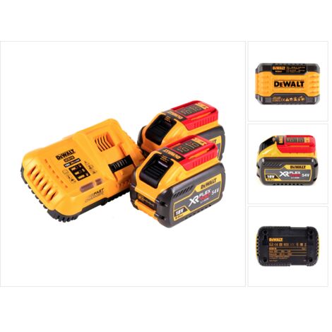 Batterien und Ladegerät Pack Li-Ion Dewalt DCB118x2 Flexvolt