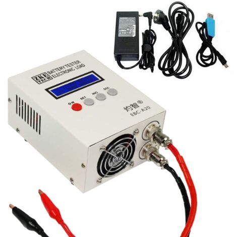 Batterientester EBC-A20 Lithium/Blei-Säure Batterie Kapazitätstester Batterietestgerät Elektronische Last Batterie Tester Batterie Capacity Tester Multifuction