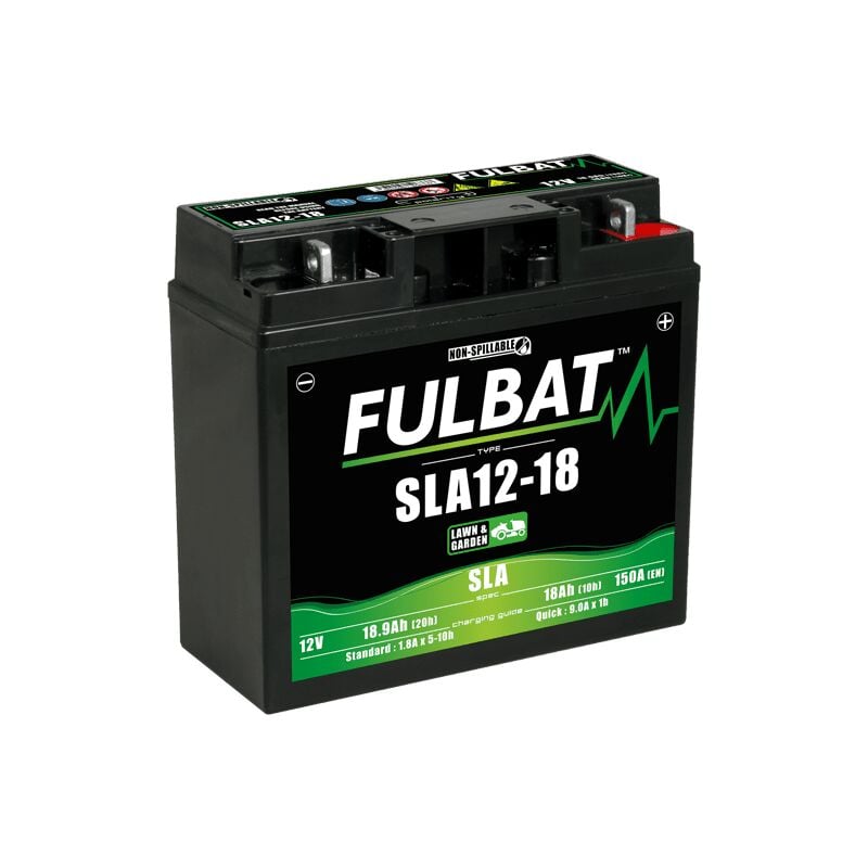 Fulbat - batterie sla 12-18 etanche 12V 21.1 Ah 182-77-168 - / +