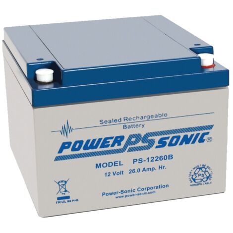 Batteries rechargeables 12VDC 1,3AH flamme retardante IZYX FX121.3