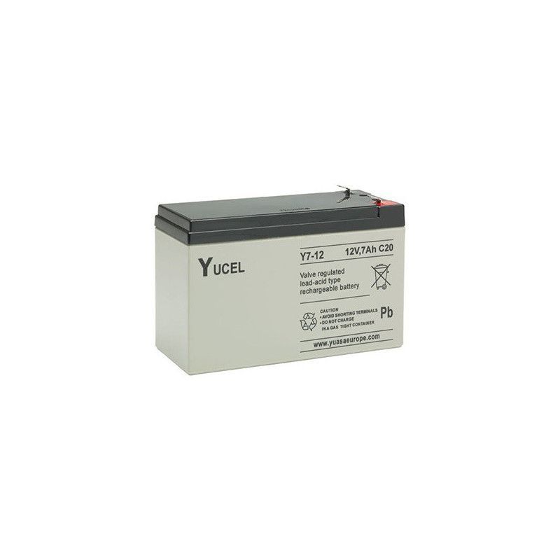 Yuasa - Batterie plomb étanche Y7-12 Yucel 12v 7ah