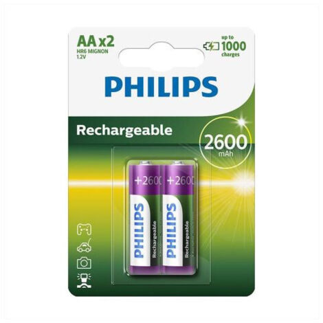 Batteries type AA Philips R6B2A260 10