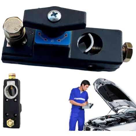 Batterietrennschalter, 12V-24V-Trennschalter Aus Reinem Kupfer, Smart Car Battery Disconnect Switch, Kfz-Ersatzbatterieschalter, Marine-Batterietrennschalter für ATV, Wohnmobil, Boot, Auto, LKW