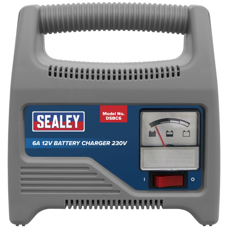 Sealey - Battery Charger 12V 6A 230V