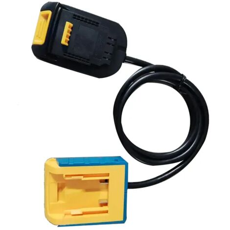 Battery Extension Cord Tool Interface Extension Cable Fits DEWALT Lithium Interface Batteries and Tools