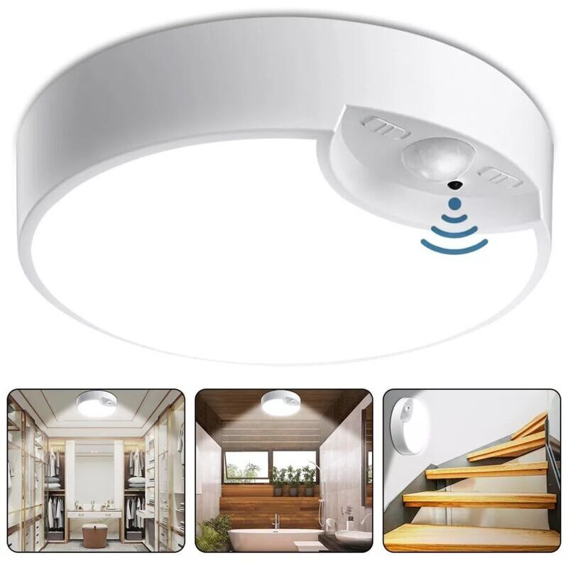 Image of Battery-operated LED ceiling light with motion&hellip;