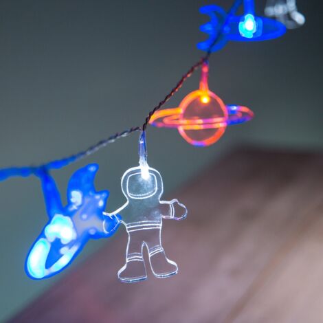 Battery Operated LED Lunar Astronaut String Lights