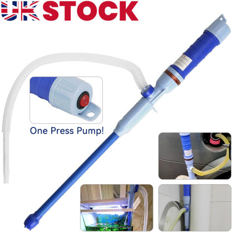 Battery Operated Liquid Transfer Pump - Handheld Electric Syphon Fuel Pump for Diesel, Gas, Water, Oil, and More