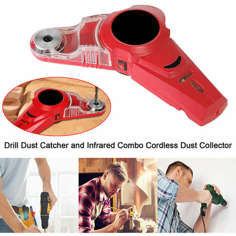 Battery Powered Electric Dust Collector System Mini Drill Dust Vacuum Cleaner Universal Extractor Home Crafts