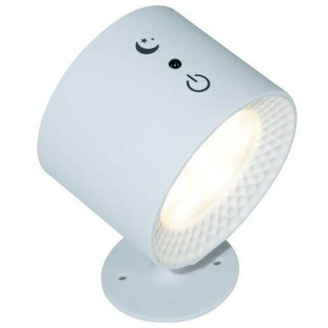 Battery Wall Light, Indoor Wall Lamp, Rechargeable Wall Light, Led Wall Sconce, Touch Control Lamp, 360° Rotate Lamp, With Remote 3 Color