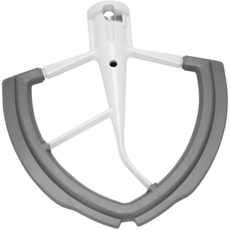Batteur à bord flexible pour robot pâtissier à bol relevable --