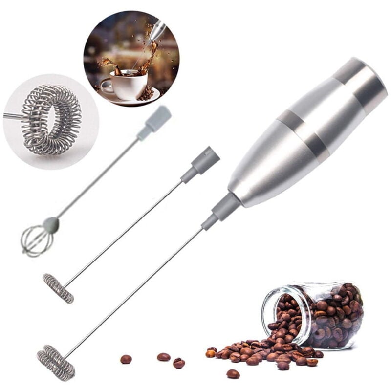 Batteur à lait électrique en acier inoxydable, simple et double couche, pour œufs