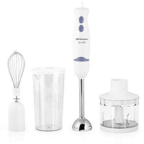 Batteur à main en acier inoxydable 400w avec acc bt-1320 orbegozo