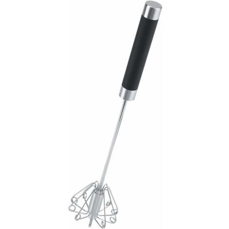 Batteur à oeufs Fouet rotatif - Batteur à oeufs manuel rotatif durable anti-rouille en acier inoxydable