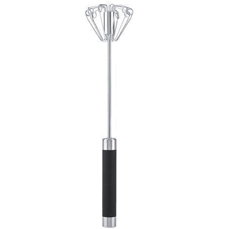Batteur à oeufs manuel rotatif durable antirouille en acier inoxydable