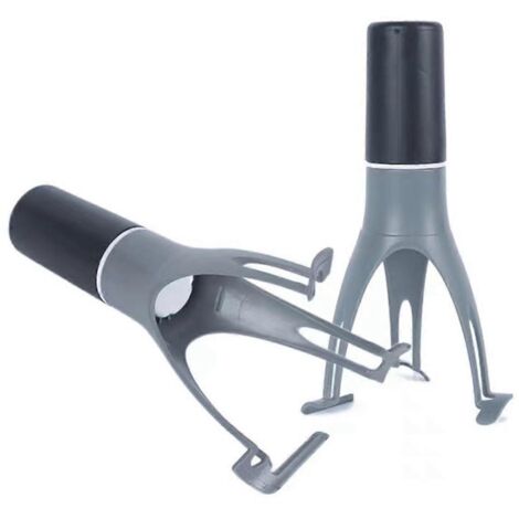 Batteur à œufs triangulaire Mini mélangeur à crème semi-automatique Noir et gris