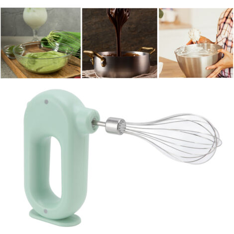 Batteur Électrique 3 Vitesses Anti-Slip, Sans BPA, 5V/20W pour Crème, Mousse et Mixing, Gris
