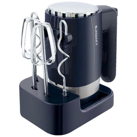 Batteur électrique à main JAMARK 600W avec base de rangement, compatible avec les appareils de cuisine et pris en UE.