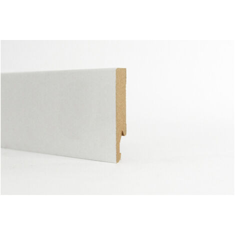 BATTISCOPA 100X14 MM MDF 240 CM BIANCO- 5,0 pz