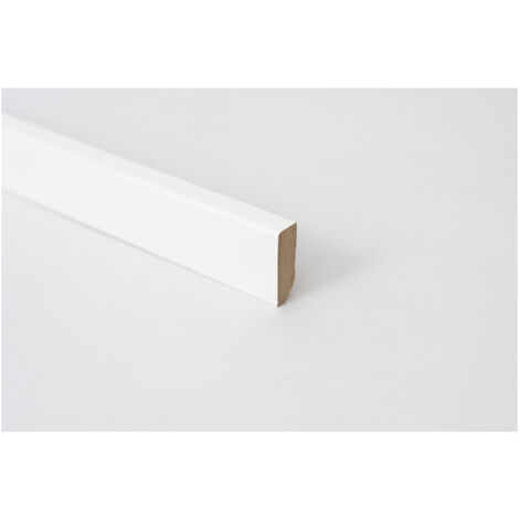 BATTISCOPA  40X14 MM MDF 240 CM BIANCO- 10,0 pz